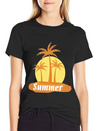 Summer Lightweight Cotton T-Shirt – Daily Comfort Graphic Shirt
