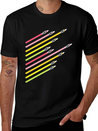 Summer Retro Lightweight Cotton T-Shirt – Daily Comfort Graphic Shirt