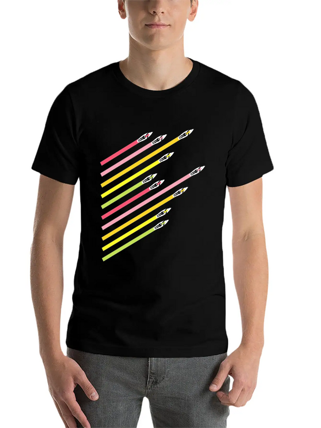 Summer Retro Lightweight Cotton T-Shirt – Daily Comfort Graphic Shirt