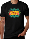 Summer Vibes Lightweight Cotton T-Shirt – Daily Comfort Graphic Shirt