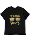 Summer Views Lightweight Cotton T-Shirt – Daily Comfort Graphic Shirt