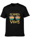 Summer Views Lightweight Cotton T-Shirt – Daily Comfort Graphic Shirt
