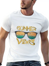 Summer Views Lightweight Cotton T-Shirt – Daily Comfort Graphic Shirt