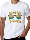 Summer Views Lightweight Cotton T-Shirt – Daily Comfort Graphic Shirt