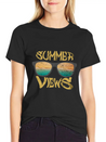 Summer Views Lightweight Cotton T-Shirt – Daily Comfort Graphic Shirt