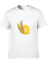 Sun With Rice Lightweight Cotton T-Shirt – Daily Comfort Graphic Shirt