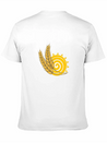 Sun With Rice Lightweight Cotton T-Shirt – Daily Comfort Graphic Shirt