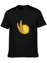 Sun With Rice Lightweight Cotton T-Shirt – Daily Comfort Graphic Shirt