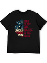 Sunflower American Pride Patriotic Saying USA Gift Lightweight Cotton T-Shirt – Daily Comfort Graphic Shirt