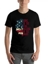 Sunflower American Pride Patriotic Saying USA Gift Lightweight Cotton T-Shirt – Daily Comfort Graphic Shirt