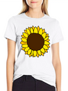 Sunflower Lightweight Cotton T-Shirt – Daily Comfort Graphic Shirt