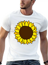 Sunflower Lightweight Cotton T-Shirt – Daily Comfort Graphic Shirt