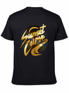 Sunset Curve, Sunset ,Curve, Sunset Curve Sunset Lightweight Cotton T-Shirt – Daily Comfort Graphic Shirt