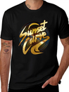 Sunset Curve, Sunset ,Curve, Sunset Curve Sunset Lightweight Cotton T-Shirt – Daily Comfort Graphic Shirt
