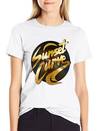 Sunset Curve, Sunset ,Curve, Sunset Curve Sunset Lightweight Cotton T-Shirt – Daily Comfort Graphic Shirt