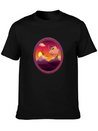 Sunset Inspiration Lightweight Cotton T-Shirt – Daily Comfort Graphic Shirt