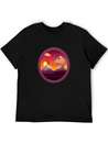 Sunset Inspiration Lightweight Cotton T-Shirt – Daily Comfort Graphic Shirt