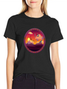 Sunset Inspiration Lightweight Cotton T-Shirt – Daily Comfort Graphic Shirt