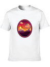 Sunset Inspiration Lightweight Cotton T-Shirt – Daily Comfort Graphic Shirt