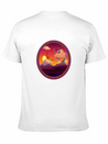 Sunset Inspiration Lightweight Cotton T-Shirt – Daily Comfort Graphic Shirt