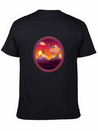 Sunset Inspiration Lightweight Cotton T-Shirt – Daily Comfort Graphic Shirt