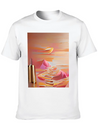 Sunset Sand Dunes Lightweight Cotton T-Shirt – Daily Comfort Graphic Shirt