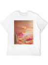 Sunset Sand Dunes Lightweight Cotton T-Shirt – Daily Comfort Graphic Shirt