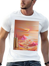 Sunset Sand Dunes Lightweight Cotton T-Shirt – Daily Comfort Graphic Shirt