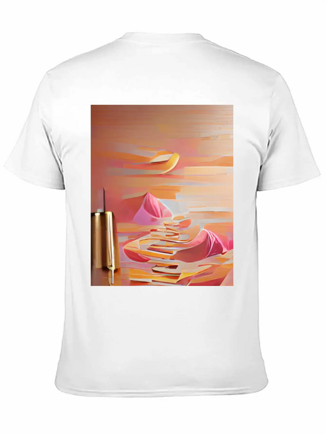 Sunset Sand Dunes Lightweight Cotton T-Shirt – Daily Comfort Graphic Shirt