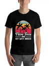 Sunshine-State PALM TREES AND KEY-WEST BREEZE Lightweight Cotton T-Shirt – Daily Comfort Graphic Shirt
