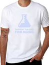 Support The Cure For Aging Lightweight Cotton T-Shirt – Daily Comfort Graphic Shirt