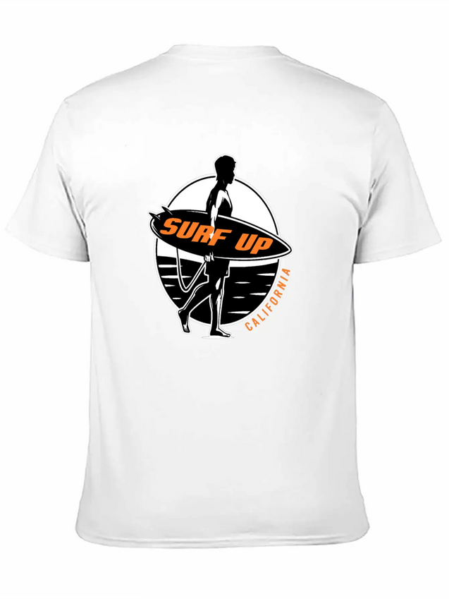 Surf Up Lightweight Cotton T-Shirt – Daily Comfort Graphic Shirt