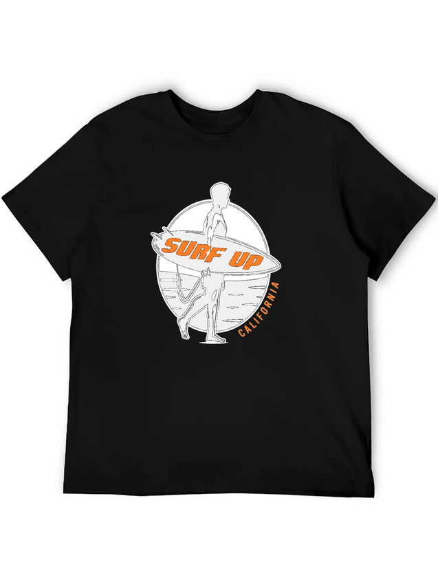 Surf Up Lightweight Cotton T-Shirt – Daily Comfort Graphic Shirt