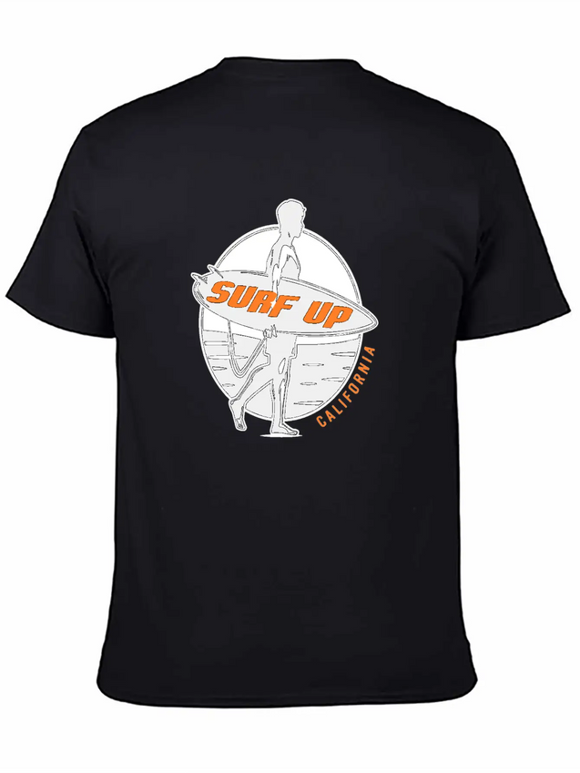 Surf Up Lightweight Cotton T-Shirt – Daily Comfort Graphic Shirt