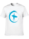 Surfing Lightweight Cotton T-Shirt – Daily Comfort Graphic Shirt