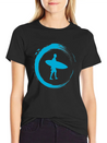 Surfing Lightweight Cotton T-Shirt – Daily Comfort Graphic Shirt