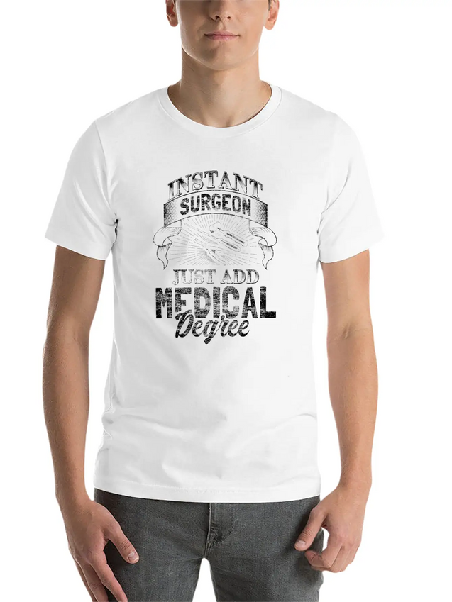 Surgeon Hospital Syringe Lightweight Cotton T-Shirt – Daily Comfort Graphic Shirt