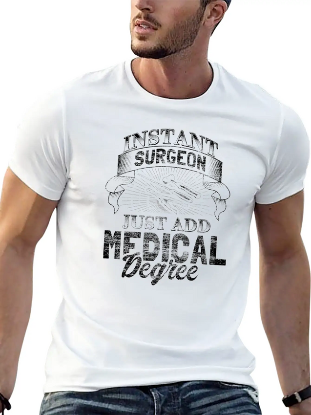 Surgeon Hospital Syringe Lightweight Cotton T-Shirt – Daily Comfort Graphic Shirt