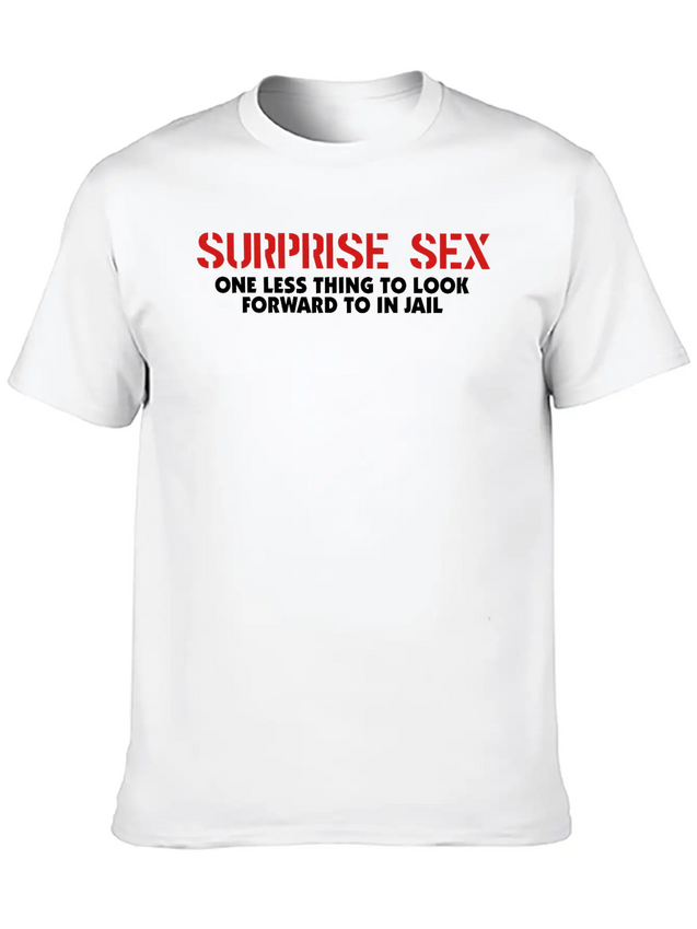 Surprise Sex Lightweight Cotton T-Shirt – Daily Comfort Graphic Shirt