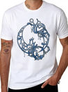 Tattoed Roots Blue Lightweight Cotton T-Shirt – Daily Comfort Graphic Shirt