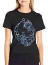 Tattoed Roots Blue Lightweight Cotton T-Shirt – Daily Comfort Graphic Shirt