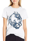 Tattoed Roots Blue Lightweight Cotton T-Shirt – Daily Comfort Graphic Shirt