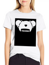Techno Hair Underground Minimal Techno Minimal Lightweight Cotton T-Shirt – Daily Comfort Graphic Shirt