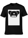 Techno Hair Underground Minimal Techno Minimal Lightweight Cotton T-Shirt – Daily Comfort Graphic Shirt