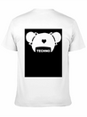 Techno Hair Underground Minimal Techno Minimal Lightweight Cotton T-Shirt – Daily Comfort Graphic Shirt