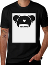 Techno Hair Underground Minimal Techno Minimal Lightweight Cotton T-Shirt – Daily Comfort Graphic Shirt