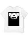 Techno Hair Underground Minimal Techno Minimal Lightweight Cotton T-Shirt – Daily Comfort Graphic Shirt