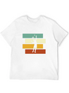 Tennis Retro Lightweight Cotton T-Shirt – Daily Comfort Graphic Shirt