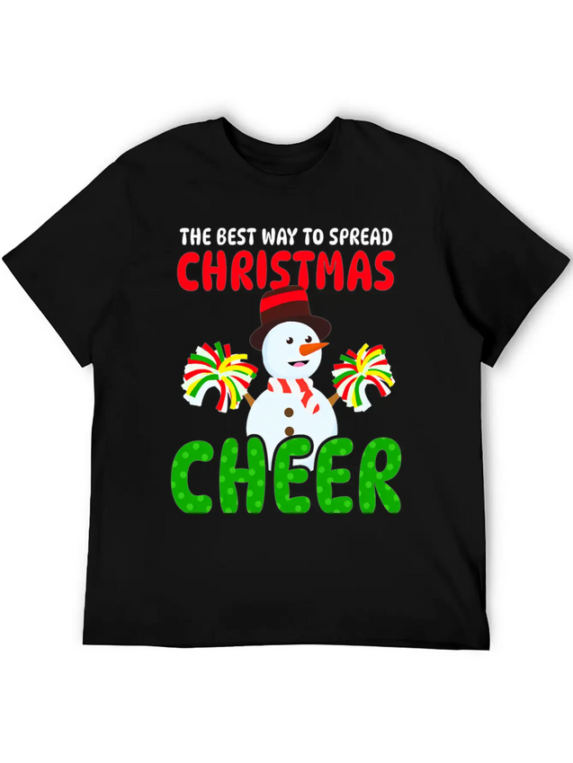 THE BEST WAY TO SPREAD CHRISTMAS Lightweight Cotton T-Shirt – Daily Comfort Graphic Shirt