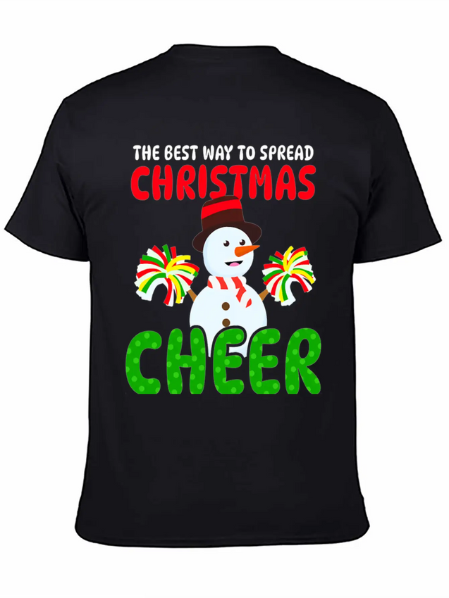 THE BEST WAY TO SPREAD CHRISTMAS Lightweight Cotton T-Shirt – Daily Comfort Graphic Shirt